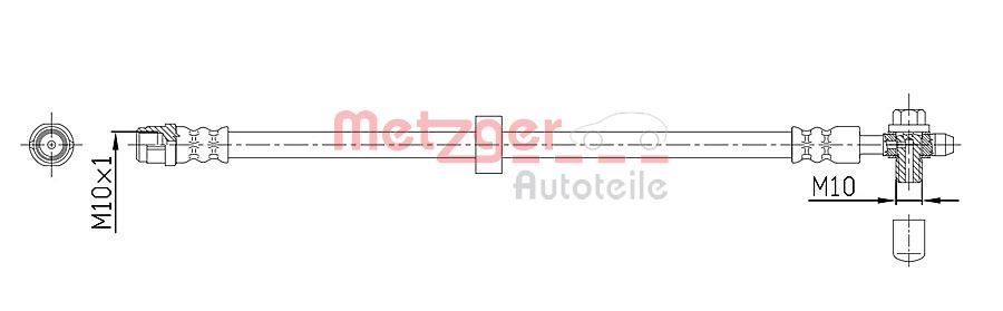 METZGER Gumifékcső 4116215_METZ